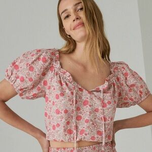 Lucky Brand Cropped Matchback Top 🌷